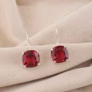 Boucles d'oreilles en tourmaline faites à la main, en argent sterling 925, bijoux en pierre de naissance d'octobre, cadeau élégant pour femmes, design bohème - Product Image 4