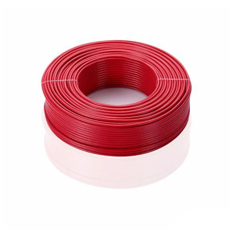 Bon prix usine de fabricant de fil électrique isolé en PVC résistant à la chaleur 1.5mm 2mm prix du fil électrique en cuivre rouge