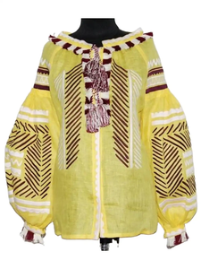 Blusas de mujer de alta calidad, blusas de moda de encaje de manga larga, venta al por mayor, camisas de modelo nuevo para mujer, tejido de patrón sólido - Product Image 2