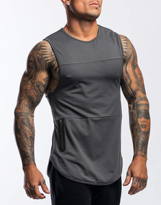 Camiseta sin Mangas para Hombre con Logotipo Personalizado de Último Estilo, Tela Súper Cómoda para Entrenamiento en el Gimnasio - Product Image 3