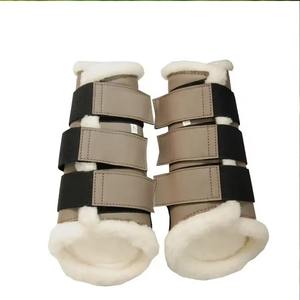 Nouvelles bottes de brossage en néoprène pour chevaux de conception occidentale, bottes de protection des jambes, bandages de sécurité, équipement équestre, équipement vétérinaire équin - Product Image 2