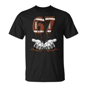 Camiseta con Memes de Fútbol 67, Diseño Six Seven 6 7 Drip, Ropa Promocional para Aficionados al Deporte - Product Image 1