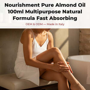 น้ำมันอัลมอนด์บริสุทธิ์ 100 มล. ยี่ห้อ RedMoringa จาก Nourishment Italy สูตรสกัดเย็น ดูดซึมเร็ว รับผลิตแบบ OEM และฉลากสินค้าส่วนตัว - Product Image 2