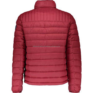 Chaqueta acolchada de invierno Hilo formal Teñido Poliéster XL Diseño de cuello alto Cremallera Precio al por mayor Suministro OEM - Product Image 6