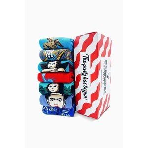 Calcetines Transpirables con Estampado Floral, Paquete de 7 Pares, Coloridos, de Tobillo a Rodilla, de Nailon, Talla Única, para Uso Diario, para Primavera - Product Image 1