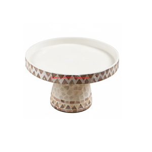 Support de gâteau en métal argenté martelé de haute qualité plateau de service à Dessert en aluminium pour l'affichage de pièce maîtresse de Table de mariage et de fête - Product Image 5