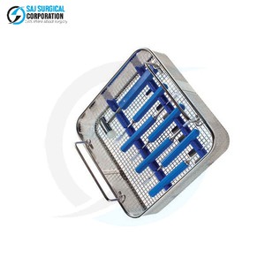 Cesta Oftálmica Micro con Tapa, Insertos de Acero Inoxidable, Tiras Duraderas y Reutilizables, Almacenamiento de Precisión para Instrumentos de Oftalmología - Product Image 4