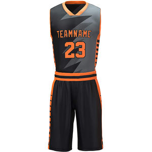 Maillot de basket-ball et de football à séchage rapide unisexe le plus vendu ensemble de shorts pour hommes impression par sublimation personnalisée uniformes de style réversible - Product Image 5