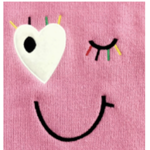 Pull en laine acrylique 5 fils pour garçons, teinture tie-dye, col rond, pull à manches longues, broderie sur la poitrine, ourlet côtelé, lavable en machine, taille S-XXL - Product Image 2