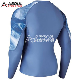 Camiseta Deportiva de Manga Larga para Hombre, Estilo Rash Guard, Tejido Ligero, Apta para Fitness y Running - Product Image 3