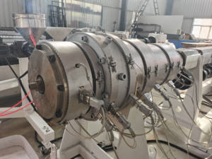 Ligne de production d'extrudeuse en plastique solide de tube d'approvisionnement en eau d'agriculture de tuyau de HDPE de grand diamètre faisant la machine - Product Image 3