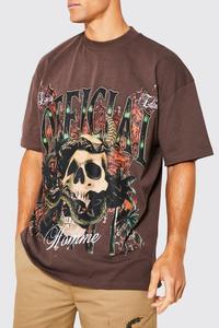 เสื้อยืดสตรีทผ้าฝ้าย100% ลายกราฟิกสำหรับผู้ชายเสื้อยืดโอเวอร์ไซส์ใช้ได้ทั้งชายและหญิงพิมพ์โลโก้ตามสั่งแบบวงแหวน - Product Image 6