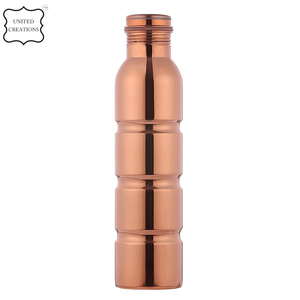 ขวดน้ำทองแดงล้วนกันรั่วสำหรับดื่มโดยตรงมีประโยชน์ต่อสุขภาพโลโก้ OEM - Product Image 4