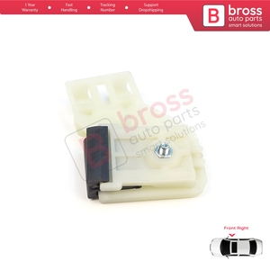 Clips de réparation de lève-vitre BWR179 avant droit pour porte R2, compatible Polo MK4 6Q 9A 9N 9N3 9A4, modèles 4/5 portes, Hayon et Berline, référence 6Q4837462 - Product Image 6