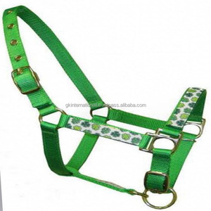 OEM vente en gros, bas prix, cheval équestre anglais synthétique en NYLON fin, tour de tête en toile, personnalisé en plusieurs couleurs - Product Image 1