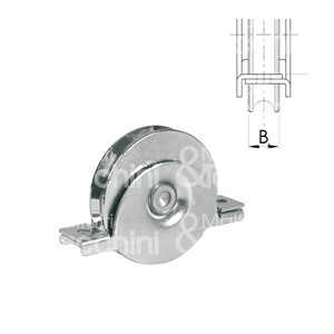 RUEDA CON SOPORTE INTERNO Acero galvanizado - Product Image 1