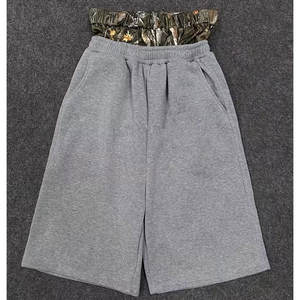 Pantalones cortos ligeros de doble cintura para hombre, con banda elástica, informales, deportivos, de verano, pantalones cortos de doble cintura para hombre - Product Image 1