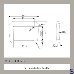 Hebilla de acero estilo profesional YIB063 - Product Image 4