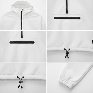 Chaqueta impermeable de 100% algodón con logotipo personalizado para hombre estilo deportivo americano de talla grande impermeable para caza de otoño al aire libre servicio OEM - Product Image 4