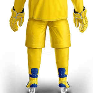 2025 cómodo transpirable precio bajo Venta caliente logotipo personalizado impresión conjuntos de uniformes de hockey sobre hielo - Product Image 3