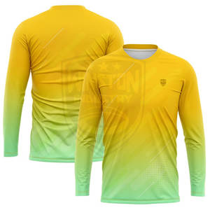2024 nuevo estilo personalizado deporte Jersey fútbol calentamiento Jersey manga larga deportes Jersey - Product Image 1