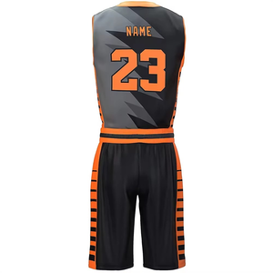 Uniformes de Baloncesto Sublimados de Primera Calidad al por Mayor, Tallas Grandes, Hechos a Medida, 100% Poliéster, Jersey Transpirable - Product Image 3