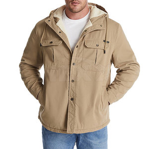 Men's High Street Style Stand Collar Letter Pattern <b>Cargo</b> Jacket with Custom Colors and Eco-Friendly Features - Product Image 2