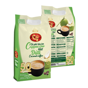 คาปูชิโน่4in1กาแฟมะพร้าวผสมครีมกาแฟสำเร็จรูปเป็นกลางครีมเทียมที่ไม่ใช่นมน้ำตาลและผงมะพร้าวถุงสะดวก - Product Image 5