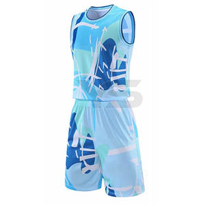 Meilleur style de maillot de basket-ball unisexe vêtements de sport personnalisés à impression courte jeunesse grande taille hommes Sublimation Technique jeunes vêtements pour hommes - Product Image 1