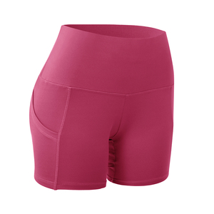 Shorts Deportivos de Cintura Alta para Mujer, 100% Algodón, Tejido de Estambre, para Gimnasio, Yoga, Correr, Fitness, Transpirables, Cómodos, Ajustados - Product Image 4