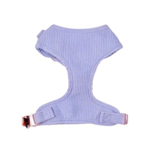 Arnés Ajustable de Algodón para Perro, Color Lavanda Sólido, Cierre de Hebilla, Estilo Simple, Tipo Rower, para Perros Pequeños - Product Image 1