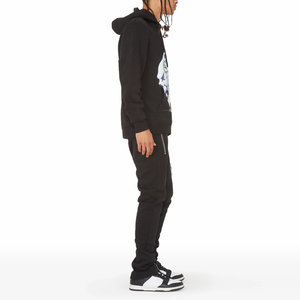 Chándal con forro térmico para hombre, de dos piezas de forro polar cálido traje, diseñado para entrenamiento de deportes de invierno y comodidad informal - Product Image 3