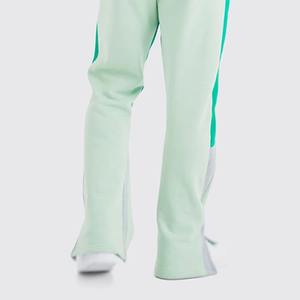 ชุดวอร์มผ้าคอตตอนสำหรับผู้ชายกางเกงขาบานพิมพ์ลายสีจางลงสำหรับ100% วินเทจแอซิดกรด - Product Image 4