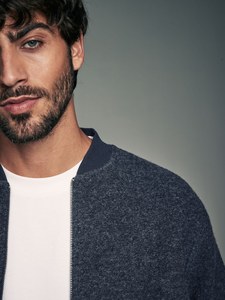 Chaqueta de bombardero de hombre de precio barato de alta calidad con bolsillos de costuras laterales, chaquetas de prendas de vestir cálidas y ligeras transpirables - Product Image 4