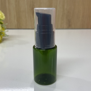 Directo de fábrica, tarro cilíndrico de plástico de 20ml, embalaje verde, jabón líquido para lavado corporal, Gel de ducha, botella acondicionadora para el cabello con bomba - Product Image 3