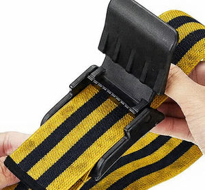 Bandas de Restricción del Flujo Sanguíneo para Entrenamiento, Bandas de Látex Ajustables de Alta Elasticidad - Product Image 4