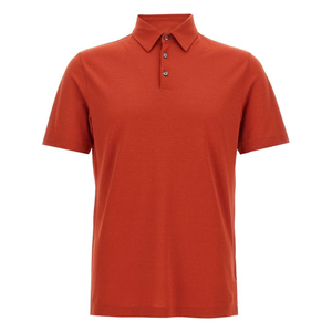 Mosaic Impex Custom Logo Short Sleeve Orange Golf pour Polo T-Shirt Haute Qualité 100% Coton Respirant Summer Clothing - Product Image 1
