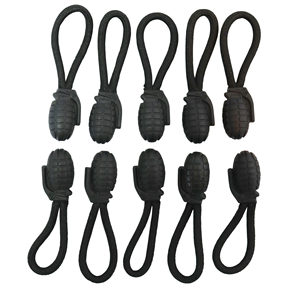 Détacheurs de grenades - Pack de 10 détacheurs noirs pour équipement de transport de charge, compatibles MOLLE, Cordura, Camouflage, Personnalisé - Product Image 2