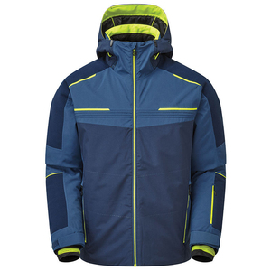 Chaquetas de esquí y snowboard personalizadas para invierno, con capucha, a prueba de viento, con cremallera, térmicas, impermeables, con aislamiento Primaloft para adultos. - Product Image 1