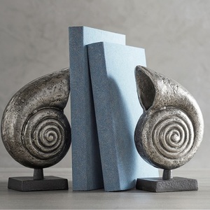 Figurine haute de style moderne en fonte d'aluminium serre-livres en nickel brut décoration intérieure et bureau artisanat en métal cadeau pour hommes - Product Image 6