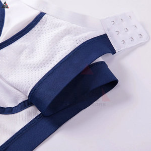 Top Selling Women's Simple <b>Strapless</b> Sublimation Breathable Yoga Sport Bra with Front Custom Logo High Quality Medium Support - Product Image 5