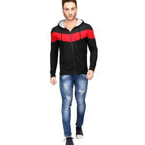 Meilleures ventes de sweats à capuche pour hommes avec fermeture à glissière unie personnalisable 100% coton Design à la mode fabriqué au Pakistan pour la saison d'hiver - Product Image 5