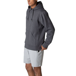 เสื้อฮู้ดผู้ชายแบบสวมหัว ผ้าฟลีซคอตตอน 100% สำหรับฤดูหนาว พิมพ์ลายดิจิทัลรักษ์โลก ออกแบบโลโก้ได้ตามต้องการ - Product Image 4