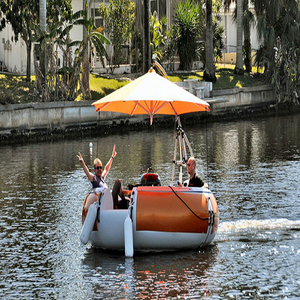 Premium Quality BBQ Boat Water Donut Restaurant LLDPE Barbeque Boat for Sale - Product Image 1