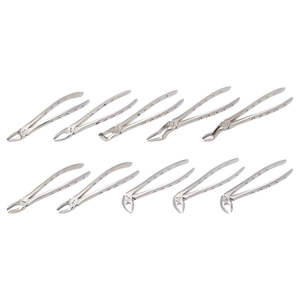 Kit de pinces d'extraction en acier inoxydable de qualité supérieure | Pinces d'extraction dentaire orthodontique Kit chirurgical ensemble de pochettes - Product Image 4