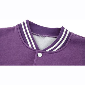 Chaqueta universitaria de alta calidad con logotipo personalizado para hombre, chaqueta de cuero con bordado de bombardero, ropa de calle, chaqueta de invierno Letterman Varsity - Product Image 2