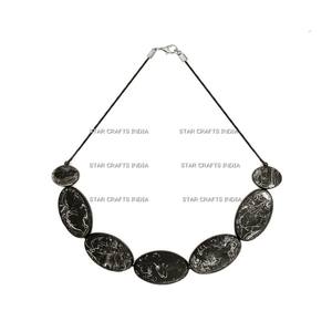 Venta caliente personalizado ajustable colorido claro resina cuentas gargantilla collar resina collares de SCI - Product Image 3