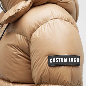 Chaqueta Bomber Acolchada de Mezclilla para Hombre, Casual, de Invierno, con Capucha, Impermeable, Resistente al Viento, con Logotipo Frontal, Servicio OEM de Alta Calidad - Product Image 5