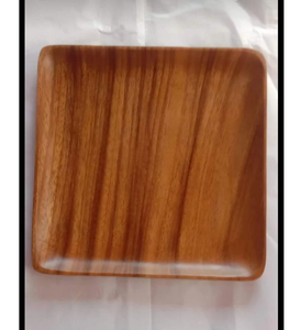 Ensemble de plats et de bols ronds en bois d'acacia, écologiques, design indien moderne et luxueux - Product Image 3