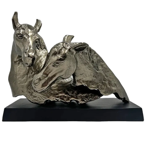 ผู้จัดจำหน่ายงานประติมากรรมโลหะทำมือขายส่ง ผู้ผลิตงานประติมากรรมโลหะคุณภาพส่งออกสำหรับผู้ค้าส่งรายใหญ่ - Product Image 1